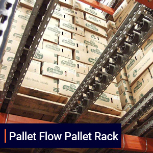 Pallet Flow Pallet Rack Example