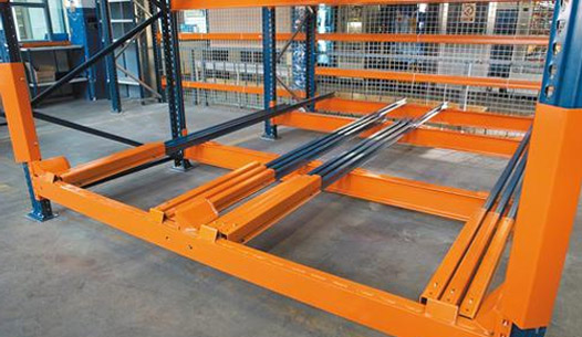 Push Back Pallet Rack