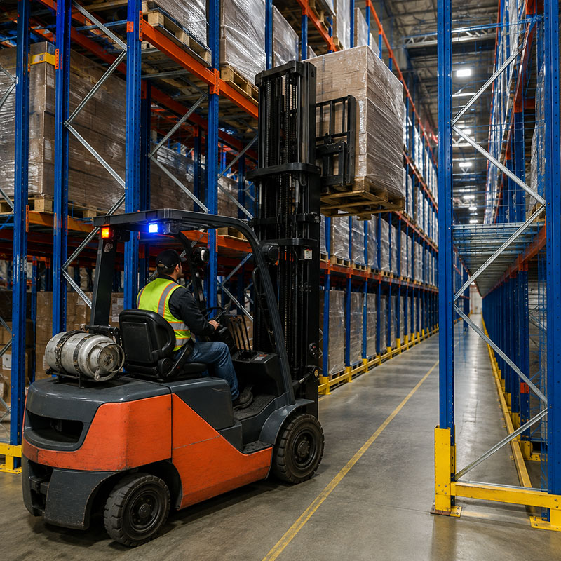 Forklifts Play a Major Role